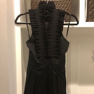 BCBG Black cocktail dress.